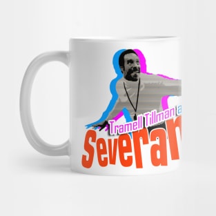 severance series Tramell Tillman as Milchick fan works graphic design by ironpalette Mug